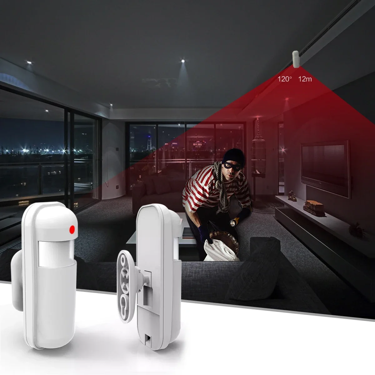 433MHz Motion Sensor Wireless  – обзор и цена Home Security Gadgets