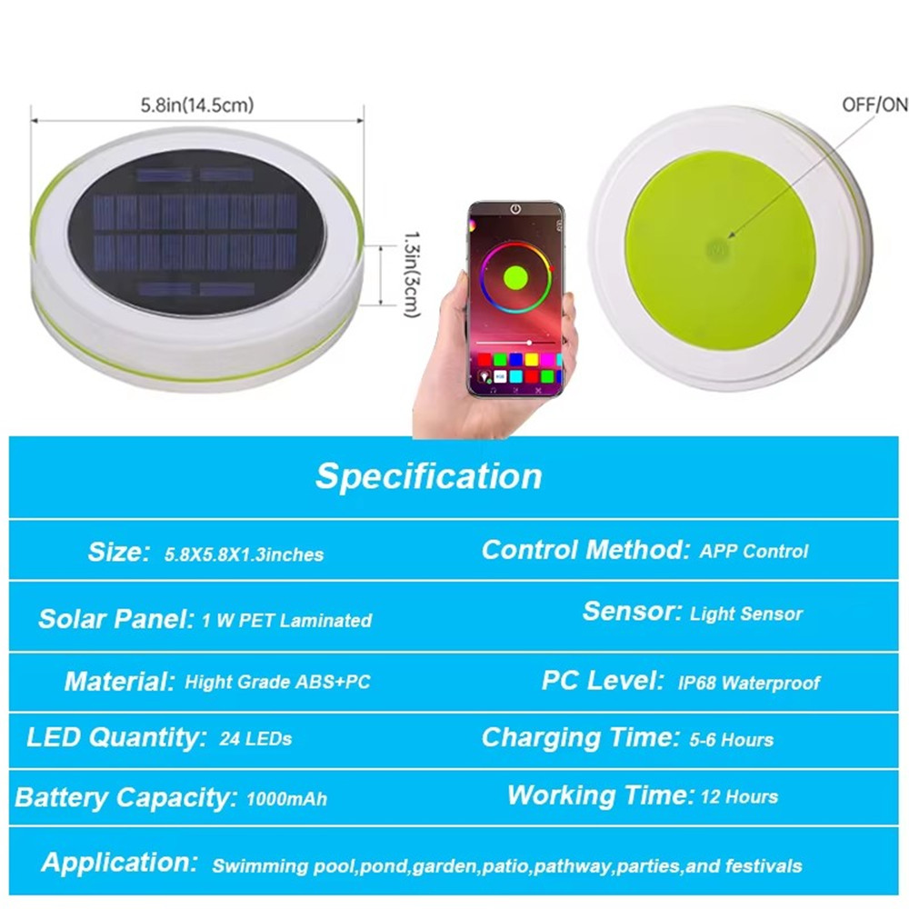 Solar LED Water Float Light Ou – обзор и цена Solar Security Light