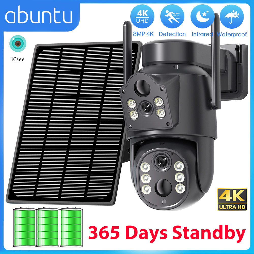 8MP 4K HD Solar WiFi Camera Ou – обзор и цена Home Security Outdoor Camera System