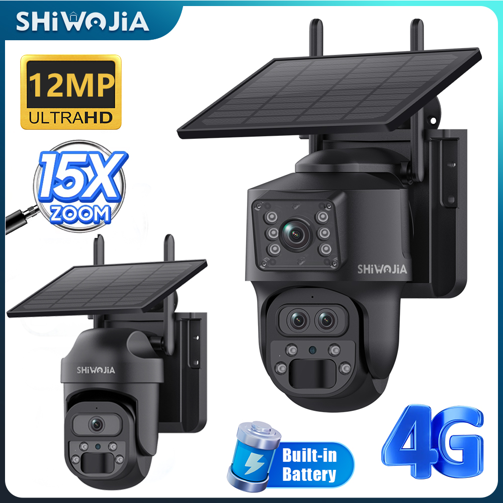 SHIWOJIA 15X ZOOM Solar Camera – обзор и цена Home Security Outdoor Camera System
