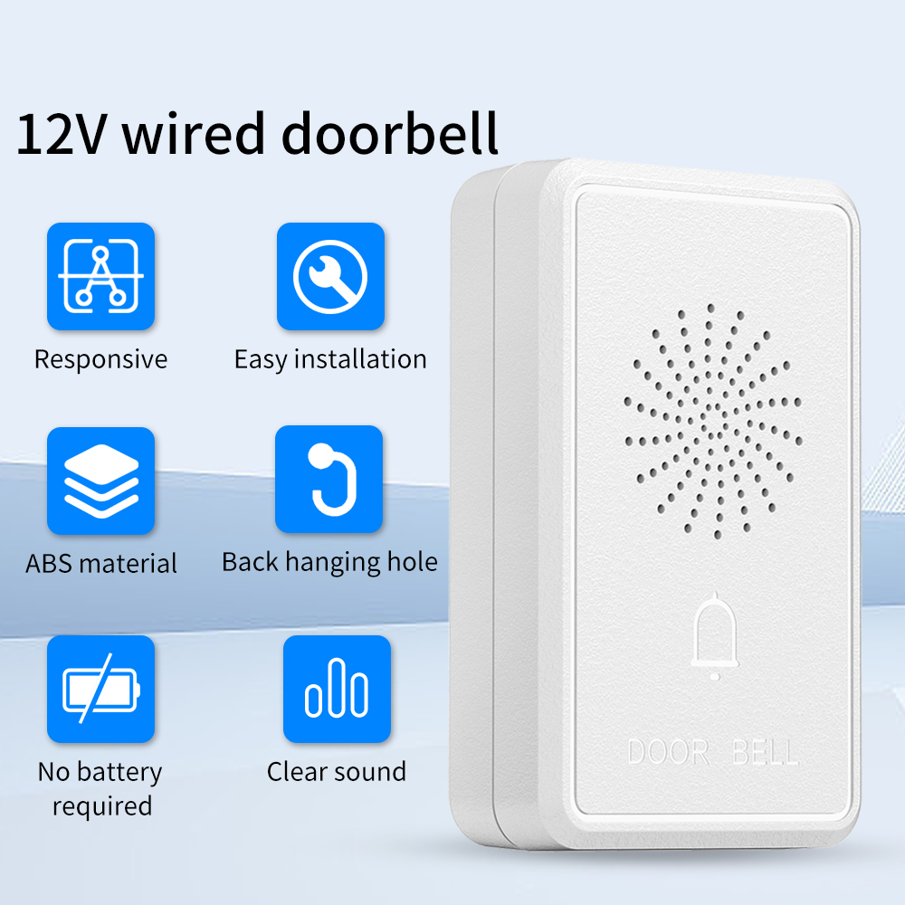 4Wire Wired Doorbell DC12V Acc – обзор и цена Home Security Ring System