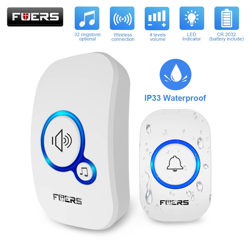 Fuers Wireless Doorbell Waterp – обзор и цена Home Security Bell