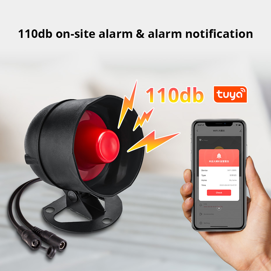 KERUI Tuya WIFI Loudly Speaker – обзор и цена Home Security System Installation