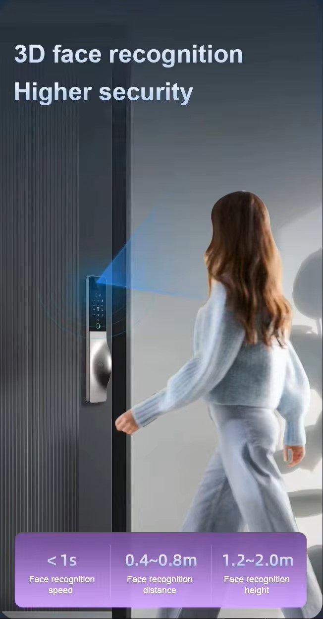 3D Face Unlocking Smart Door L – обзор и цена Home Security System Installation