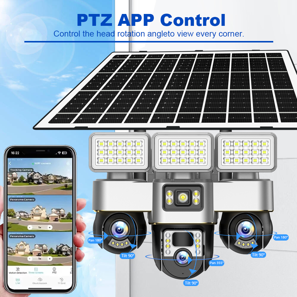 4G Sim Card Camera With Solar  – обзор и цена Home Security Outdoor Camera System