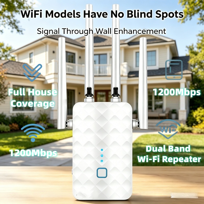 1200Mbps WiFi Repeater Wireles – обзор и цена Home Security Network