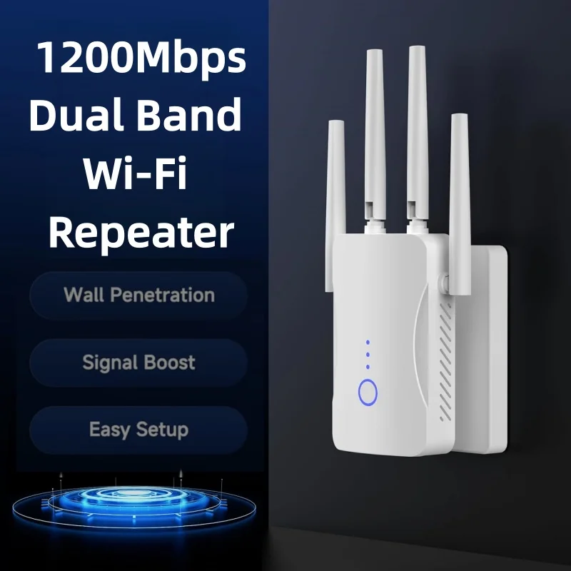2.4G/5GHz Dual Band WiFi Repea – обзор и цена Home Security Network