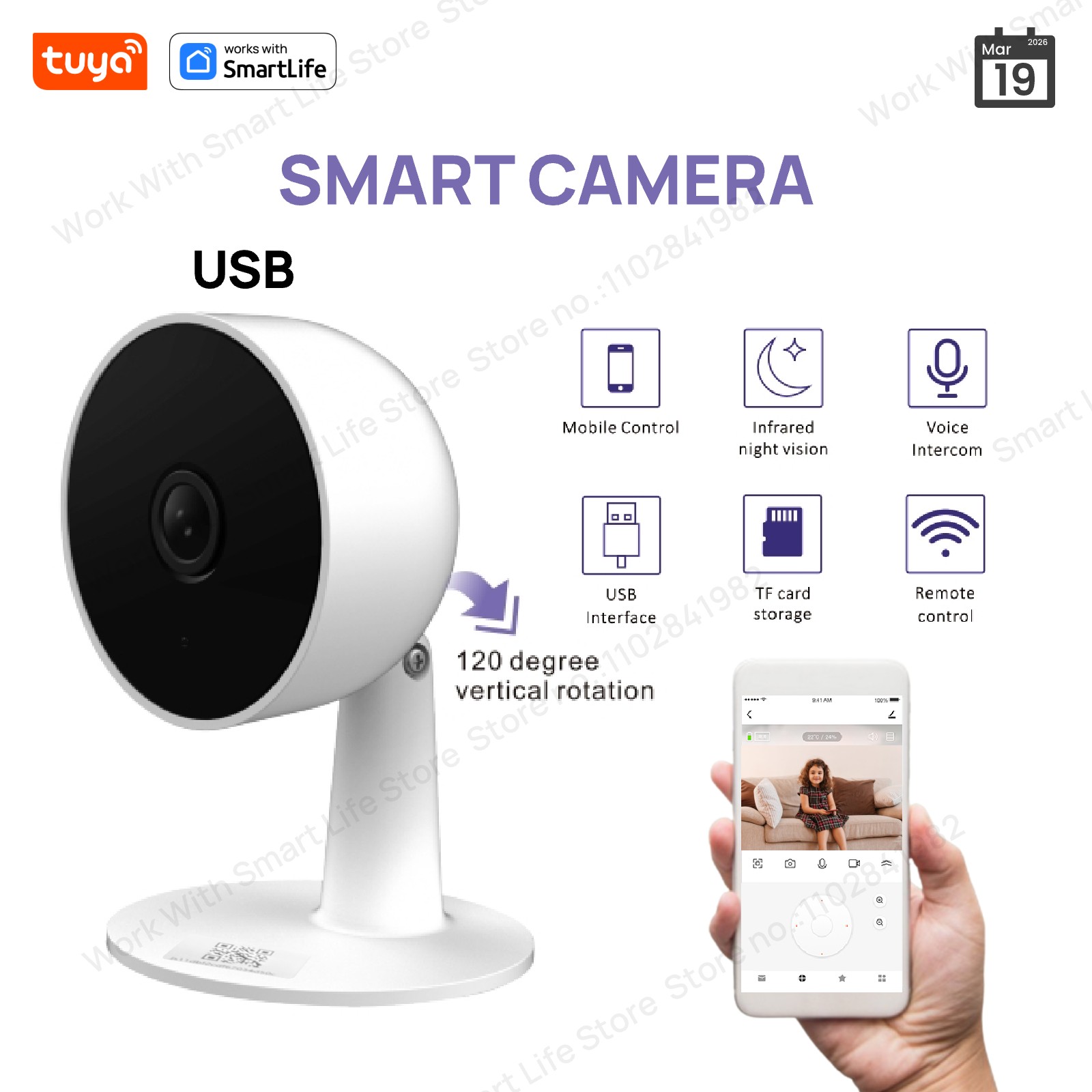 Tuya Smart 3MP HD Indoor Home  – обзор и цена Home Security Eufy