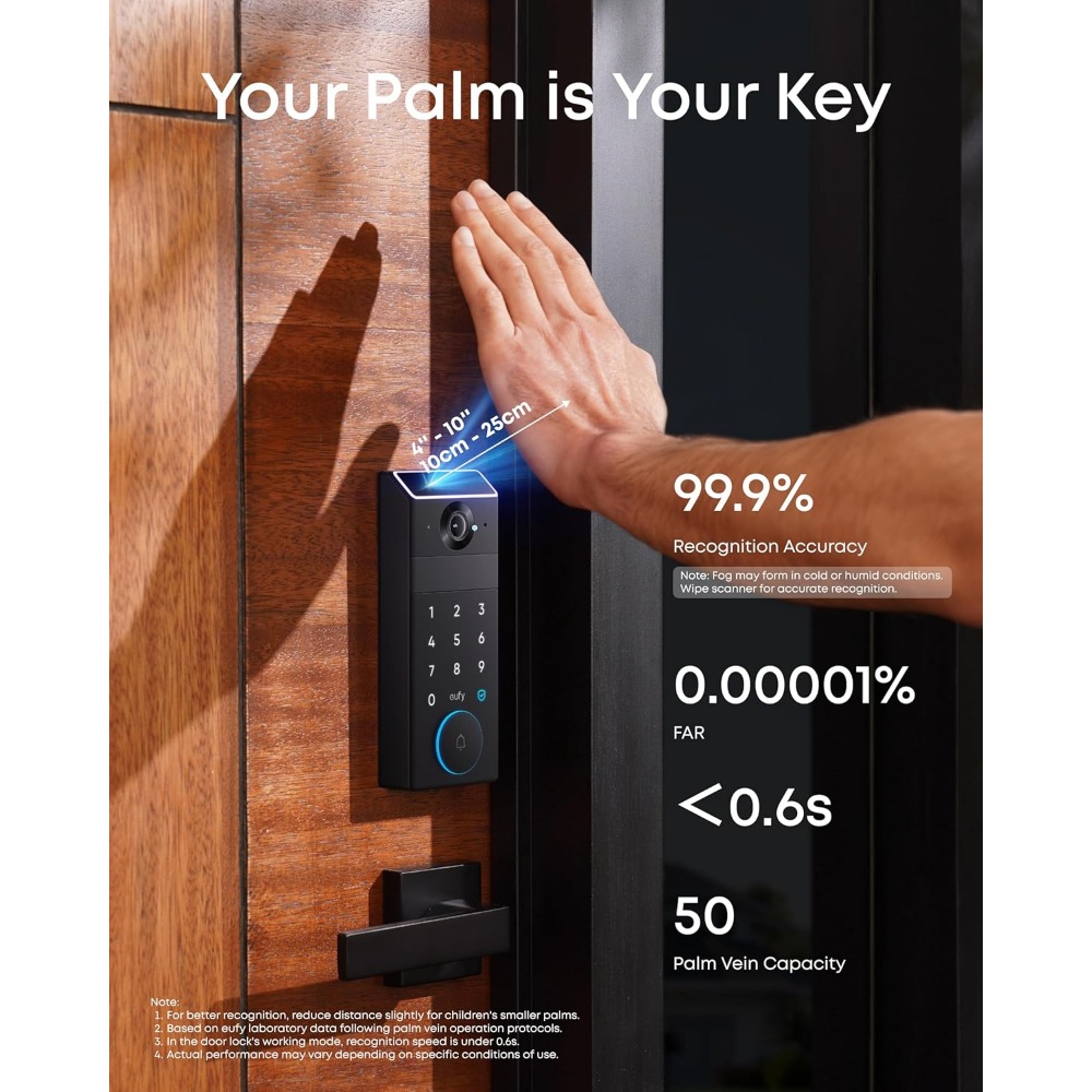 eufy FamiLock S3 Smart Lock Wi – обзор и цена Door Lock Smart Keypad