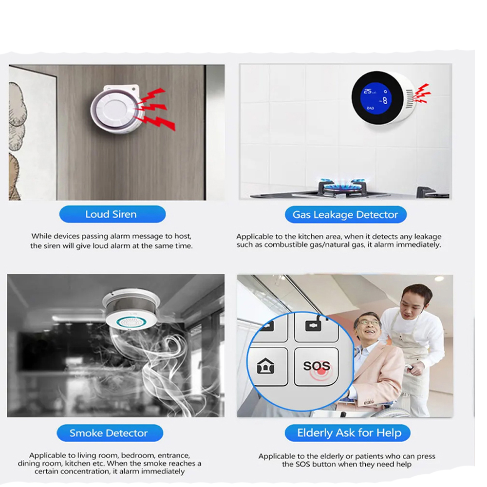 PGST 4G Tuya Smart Home Alarm  – обзор и цена Home Security System Installation