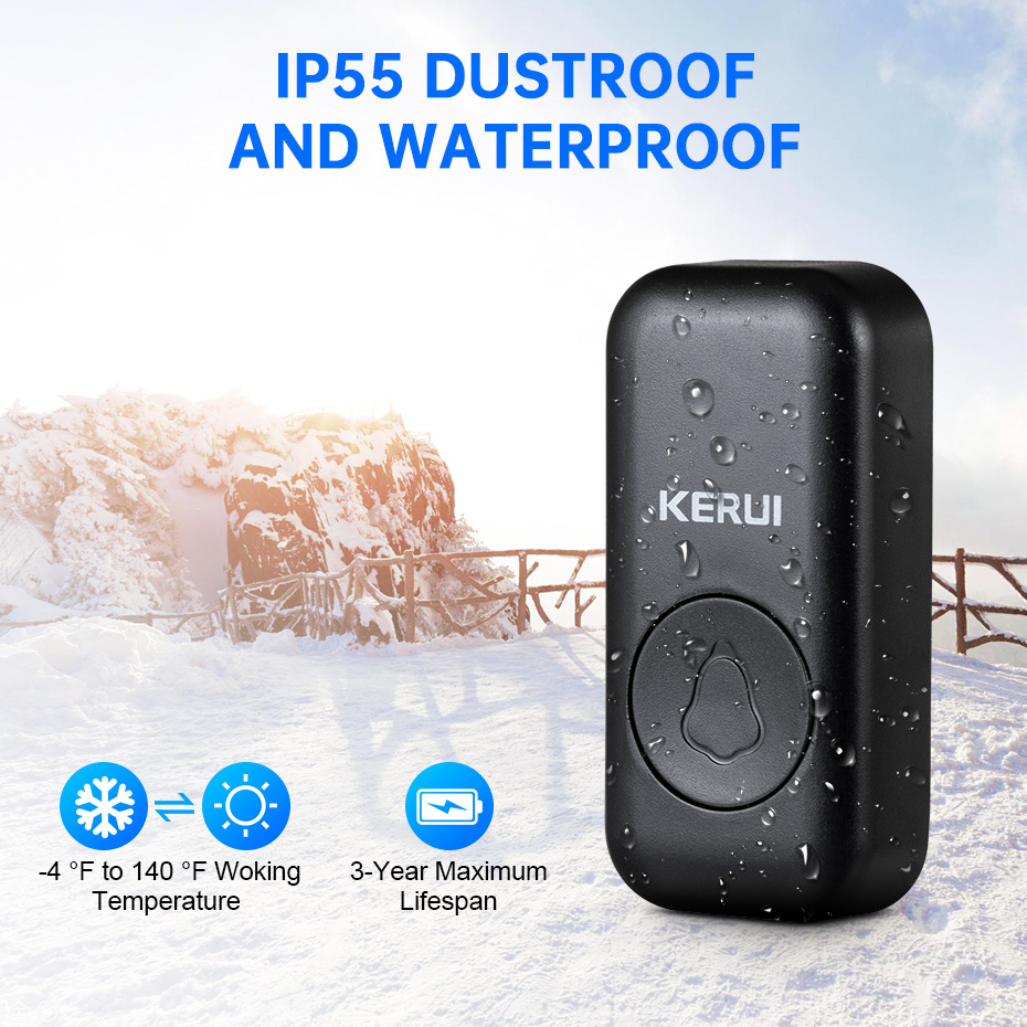 KERUI M525 Door Bell Chime Kit – обзор и цена Home Security Bell