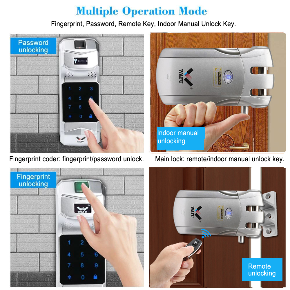 Wafu 433MHz Smart Lock Securit – обзор и цена Door Lock Smart Keypad